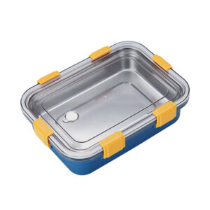7069-304 stainless steel lunch box small 1 compartment 850ml