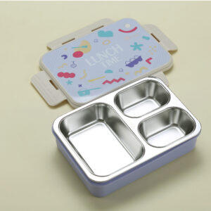 7098A-Divided leak-proof lunch box (three compartments, 850ml)