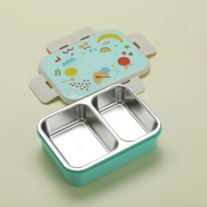 7096A-Divided leak-proof lunch box (two compartments 700ml)