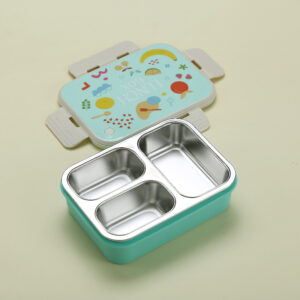7097A-Divided leak-proof lunch box (three compartments 620ml)